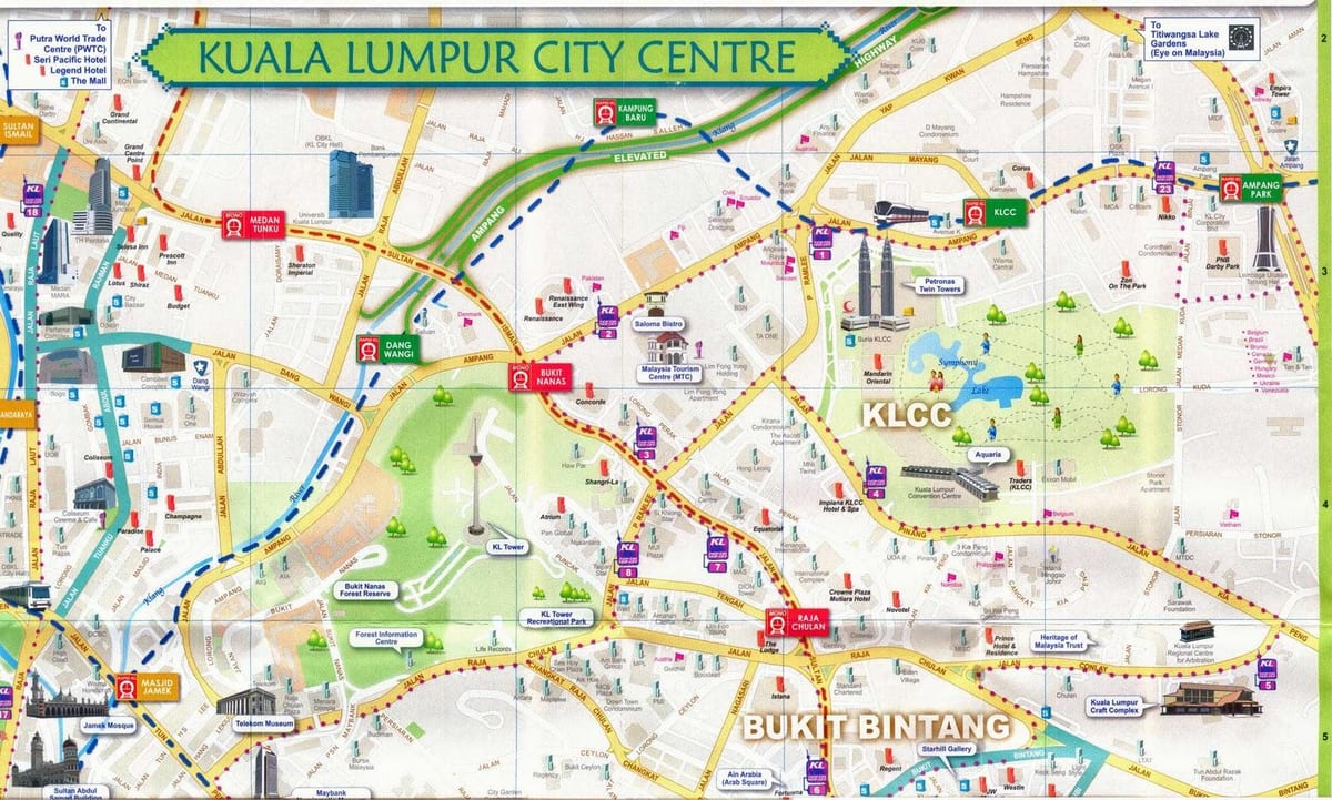 jalan bukit bintang რუკა