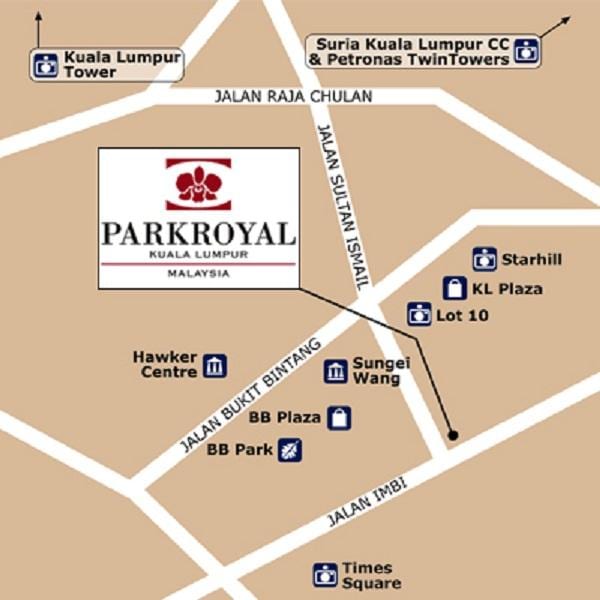 რუკა parkroyal კუალა ლუმპურის