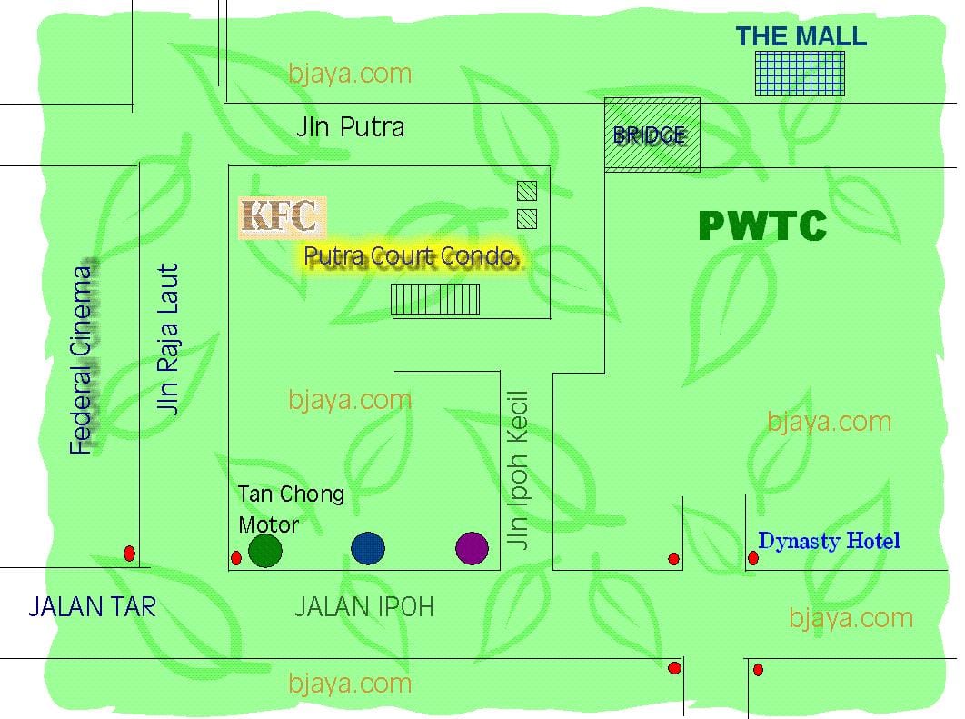 pwtc კუალა ლუმპურის რუკა