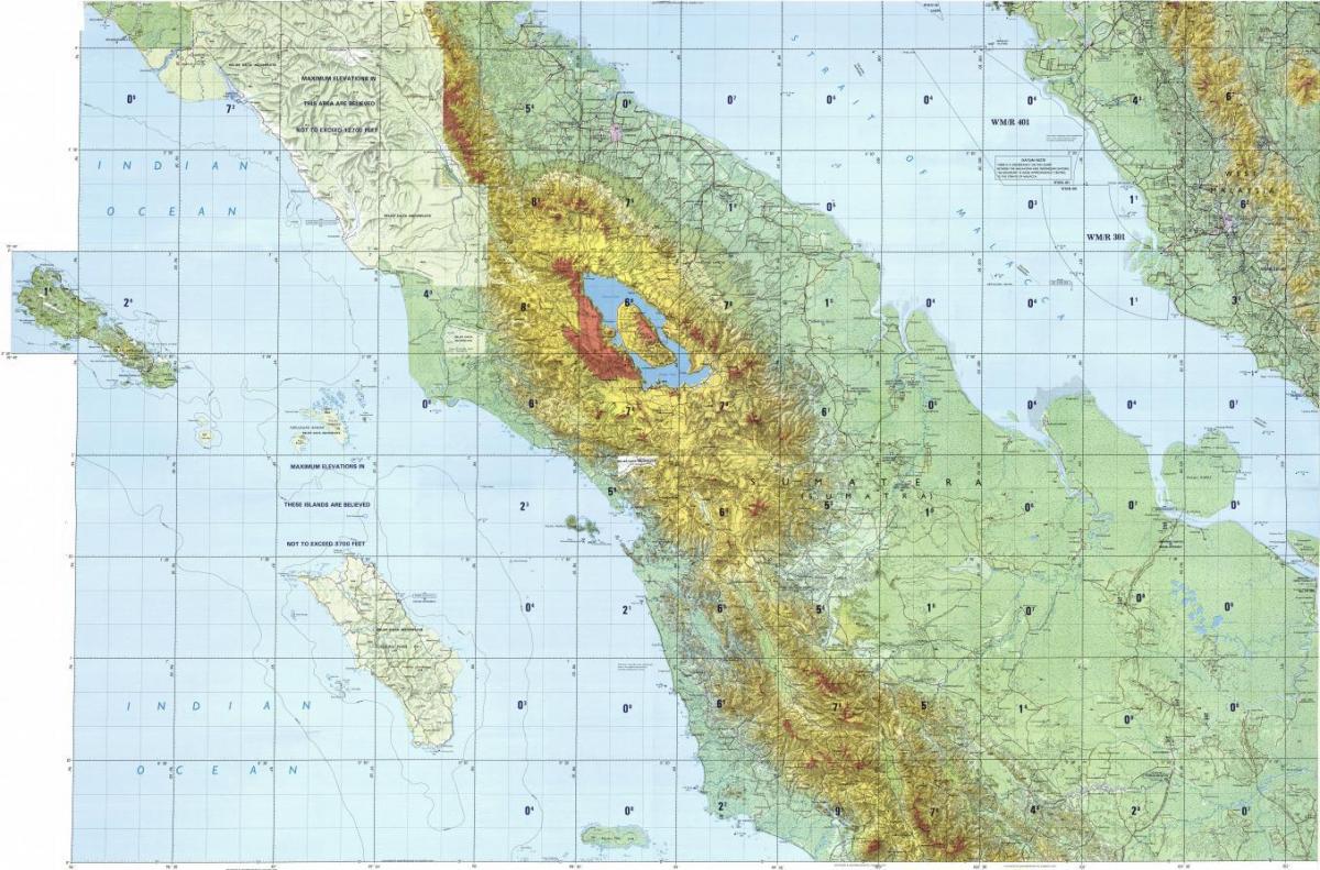 რუკა კუალა ლუმპურის ტოპოგრაფიული