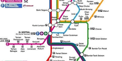 Klia ekspres რუკა
