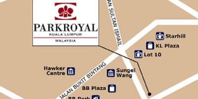 რუკა parkroyal კუალა ლუმპურის